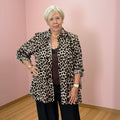 Camisa Animal Print Fluida