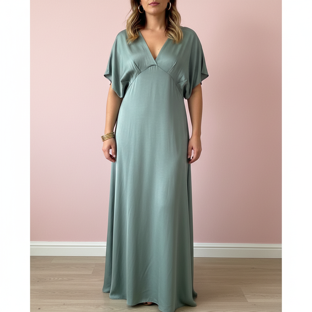 Ana casera vestido teal