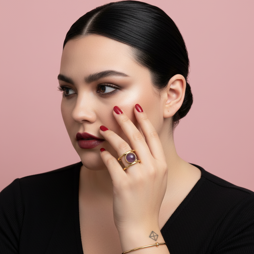 Anillo Gemas - Modelo | Reinas by Stravaganzza Moda