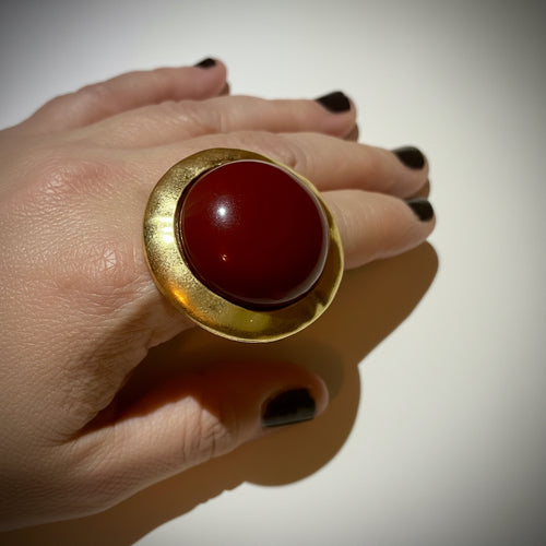 Anillo Maxi Botón | Reinas by Stravaganzza Moda