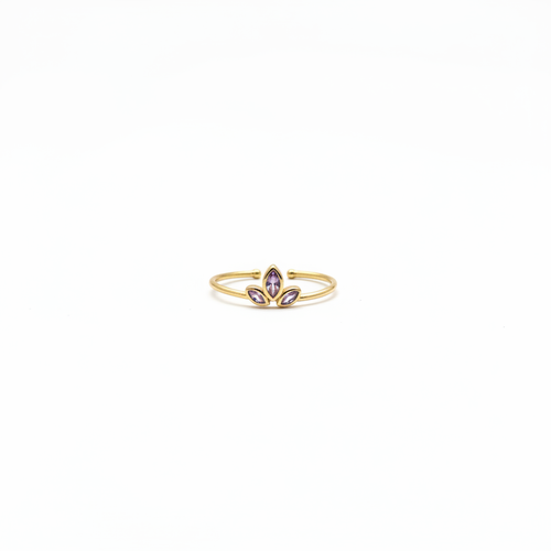 Anillo Pétalo - Frontal
