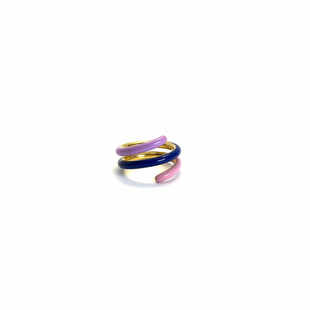 Anillo Twist Lila