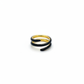 Anillo Twist Negro