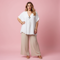Blusa Amalfi - Modelo blanca