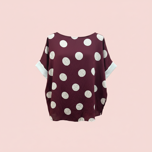 Blusa Bolero producto solo granate