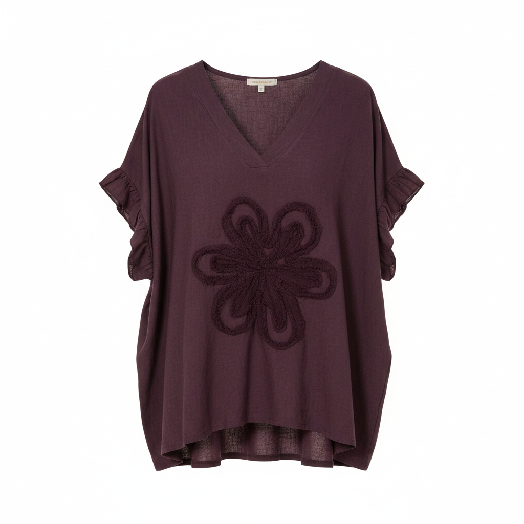 Blusa Floré Fondo Blanco