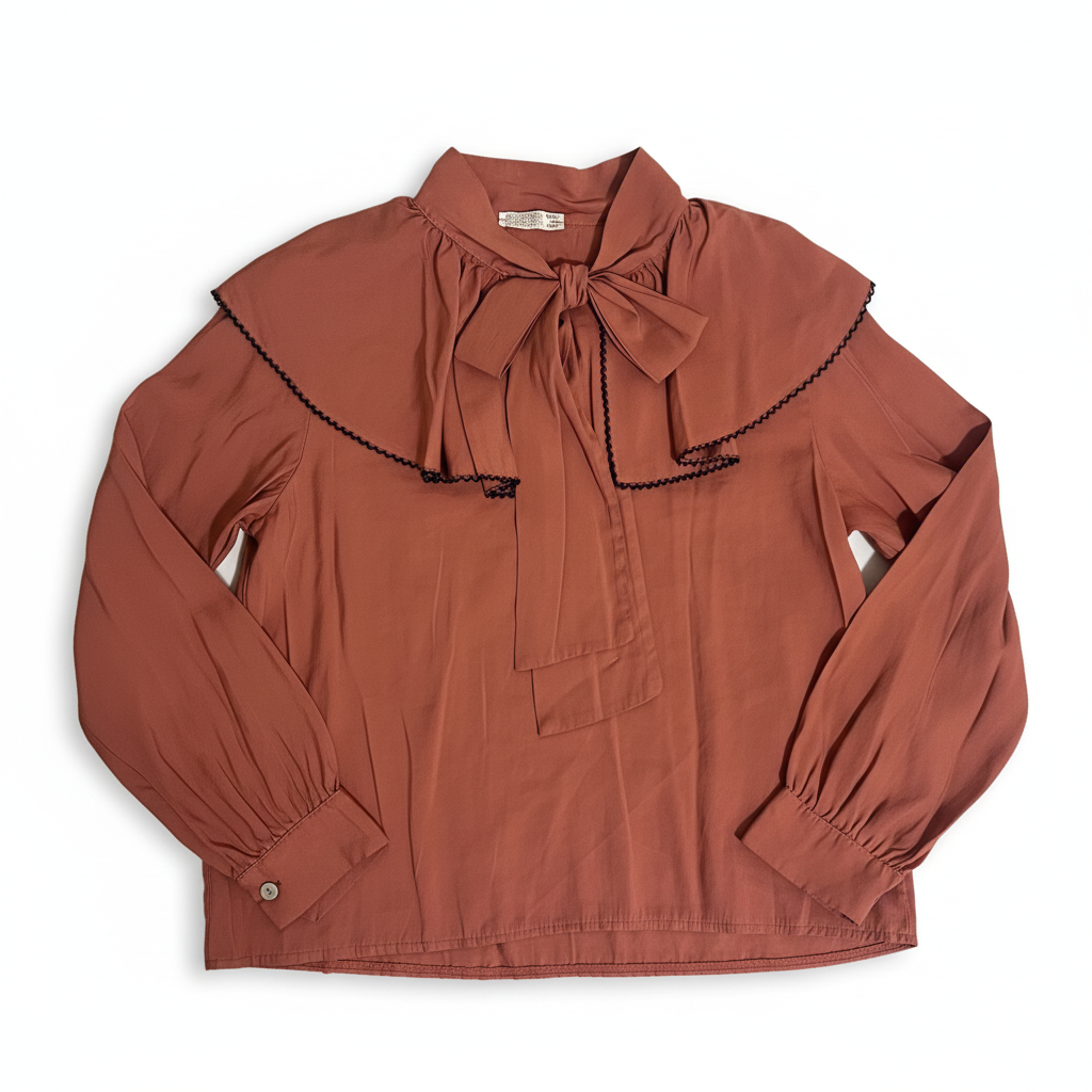 Blusa Mademoiselle terracota | Reinas by Stravaganzza Moda