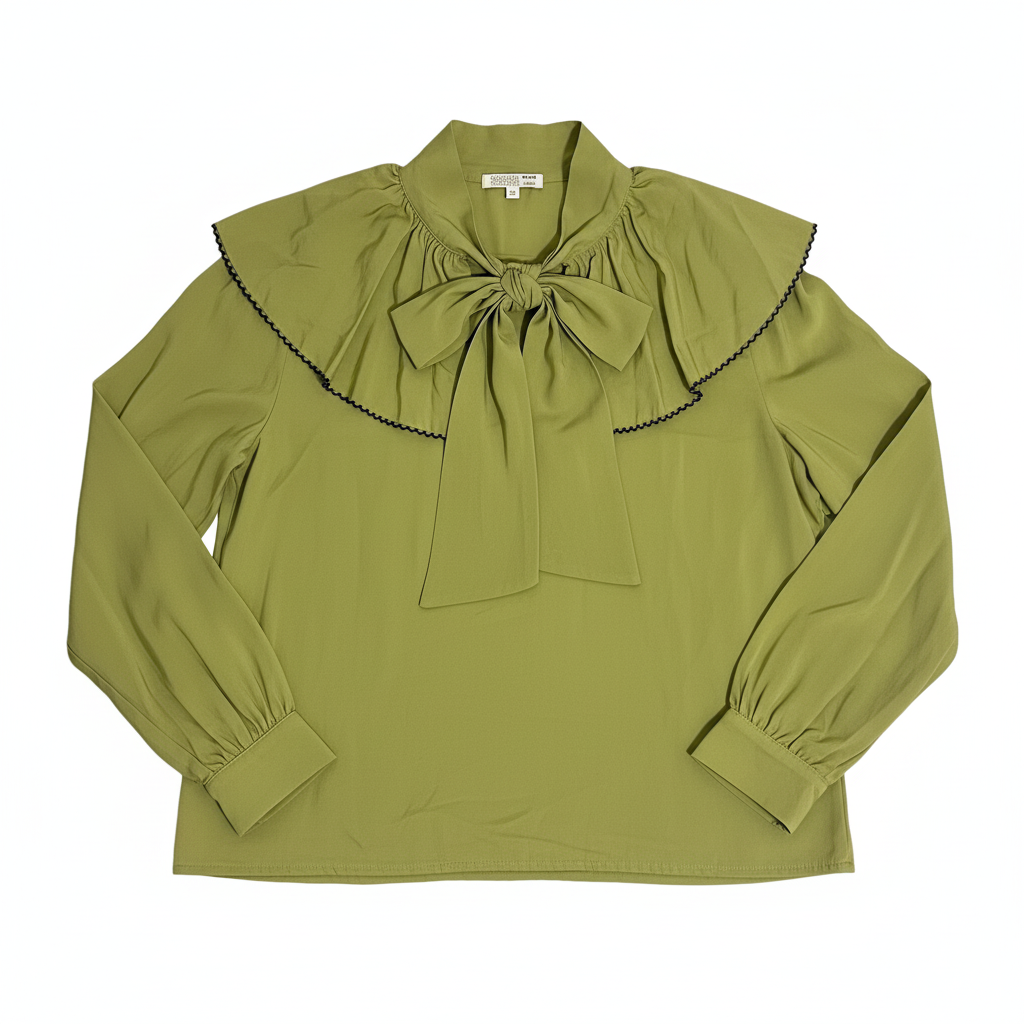 Blusa Mademoiselle verde lima | Reinas by Stravaganzza Moda
