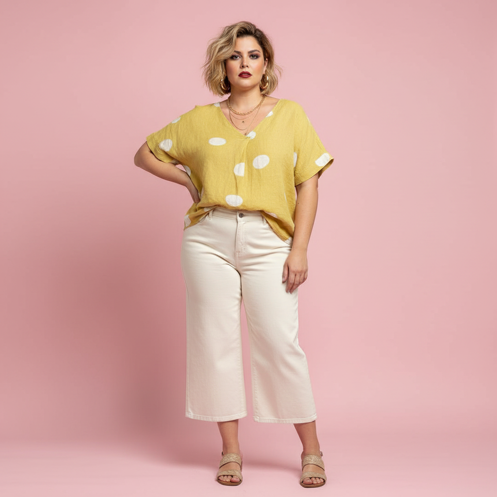 Blusa Moon Mostaza - v3