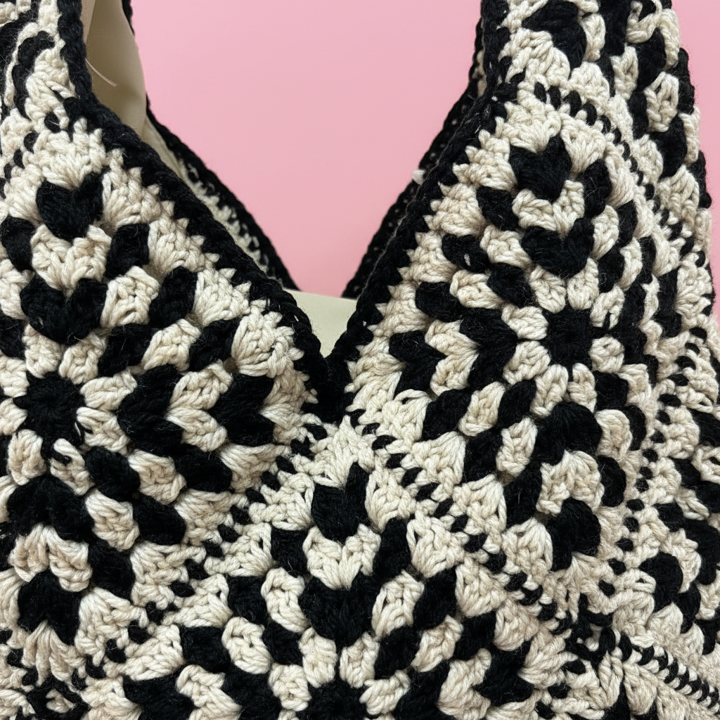 Bolso crochet - detalle