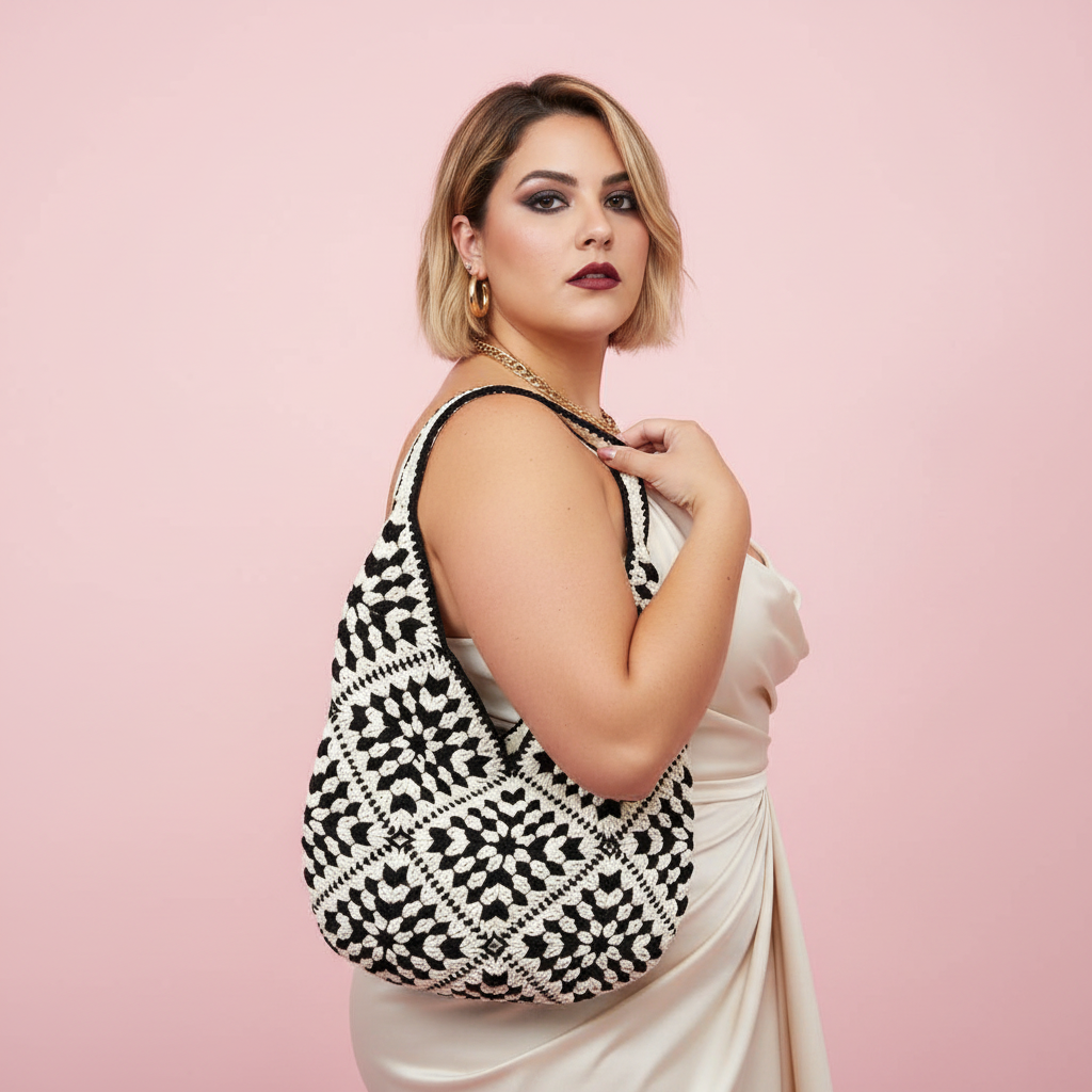 Bolso crochet - modelo Paqui