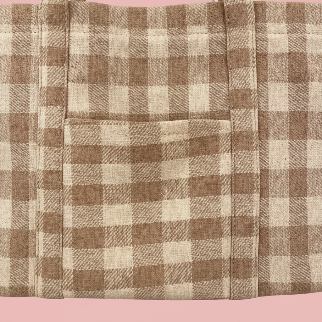 Bolso Vichy Beige - Detalle