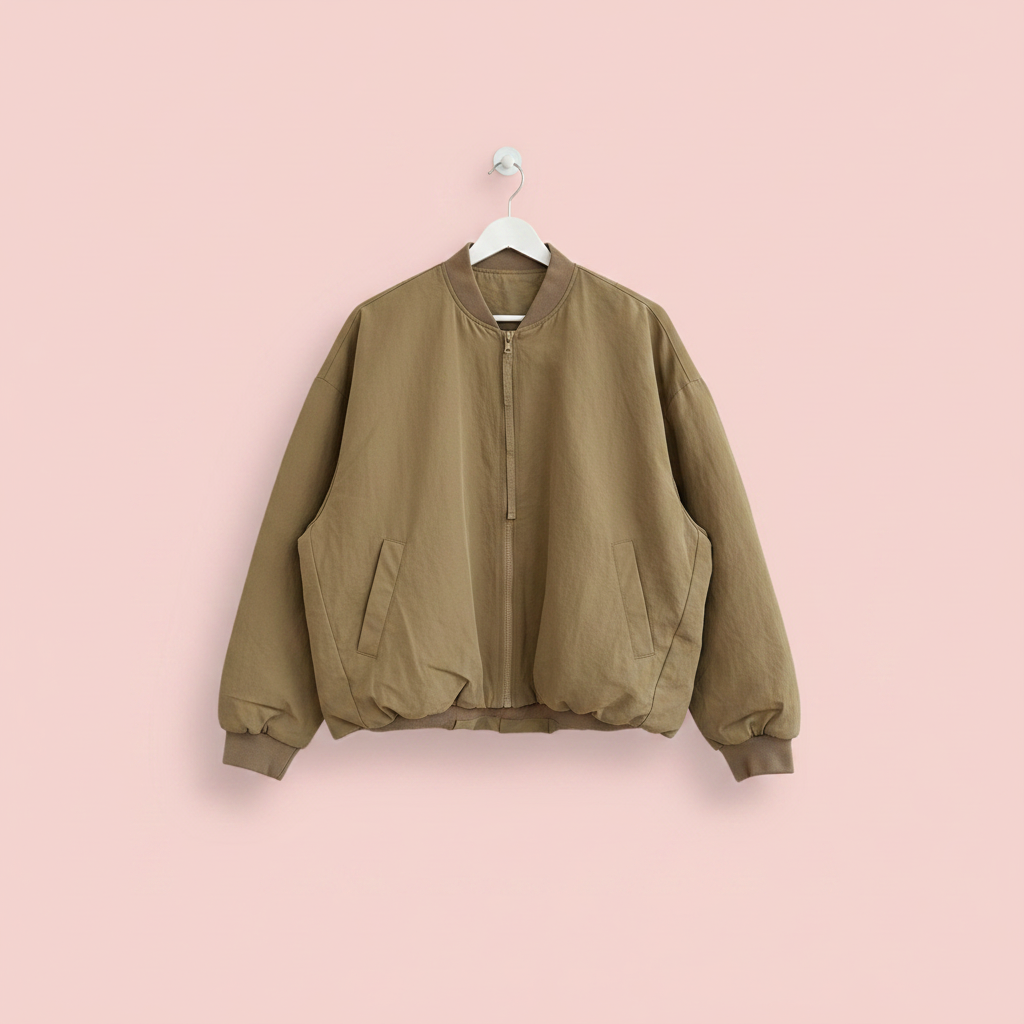 Bomber khaki percha