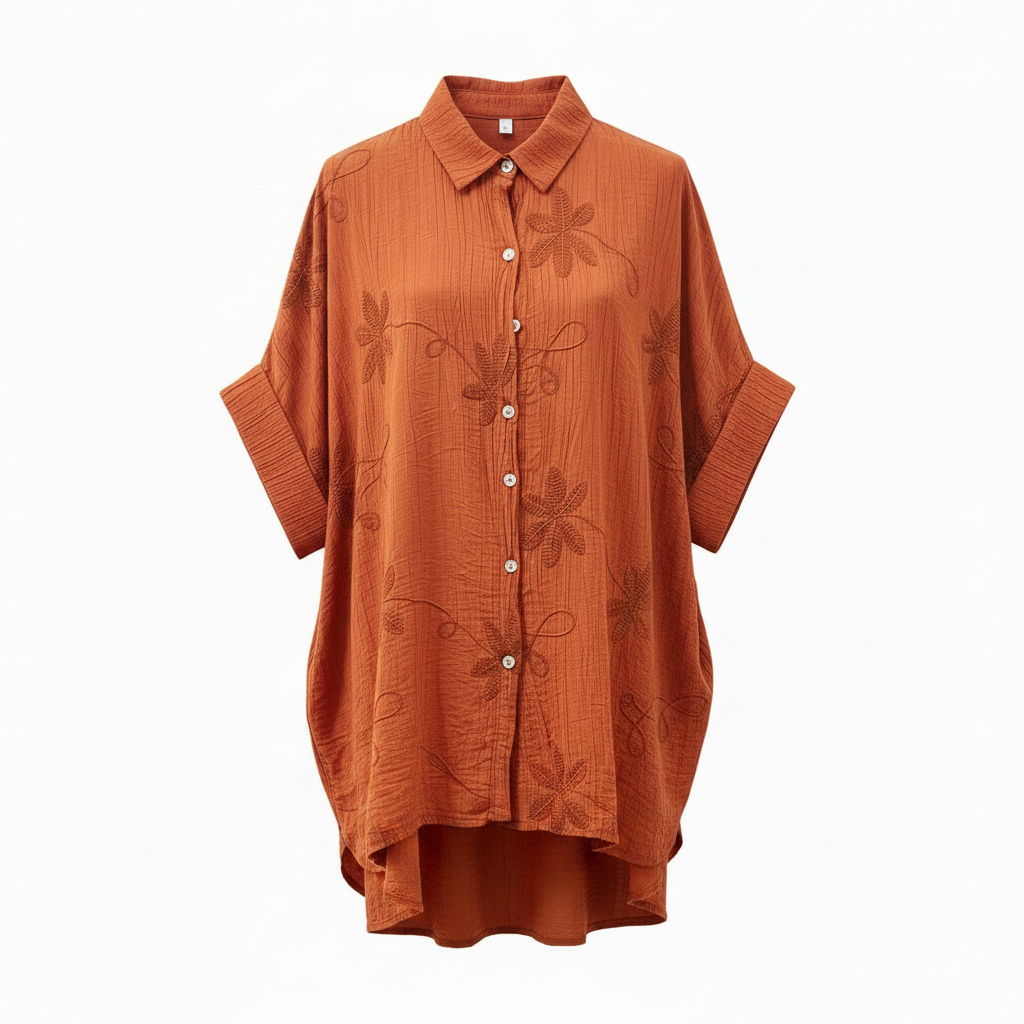 Camisa teja vibrante