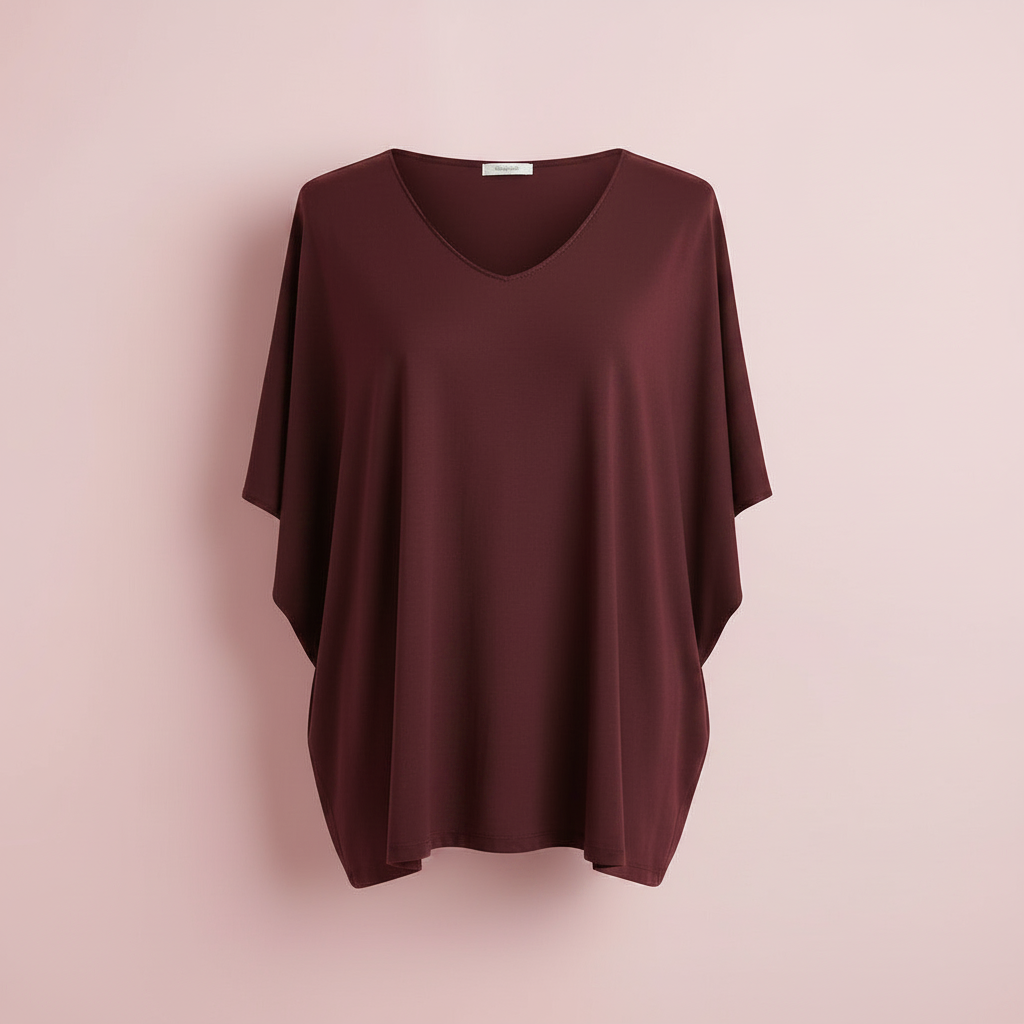 Camiseta burdeos