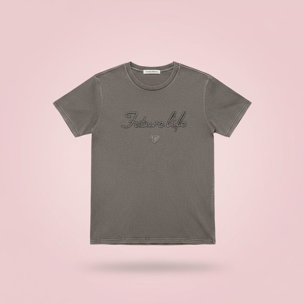 Camiseta Future Gris - Producto solo