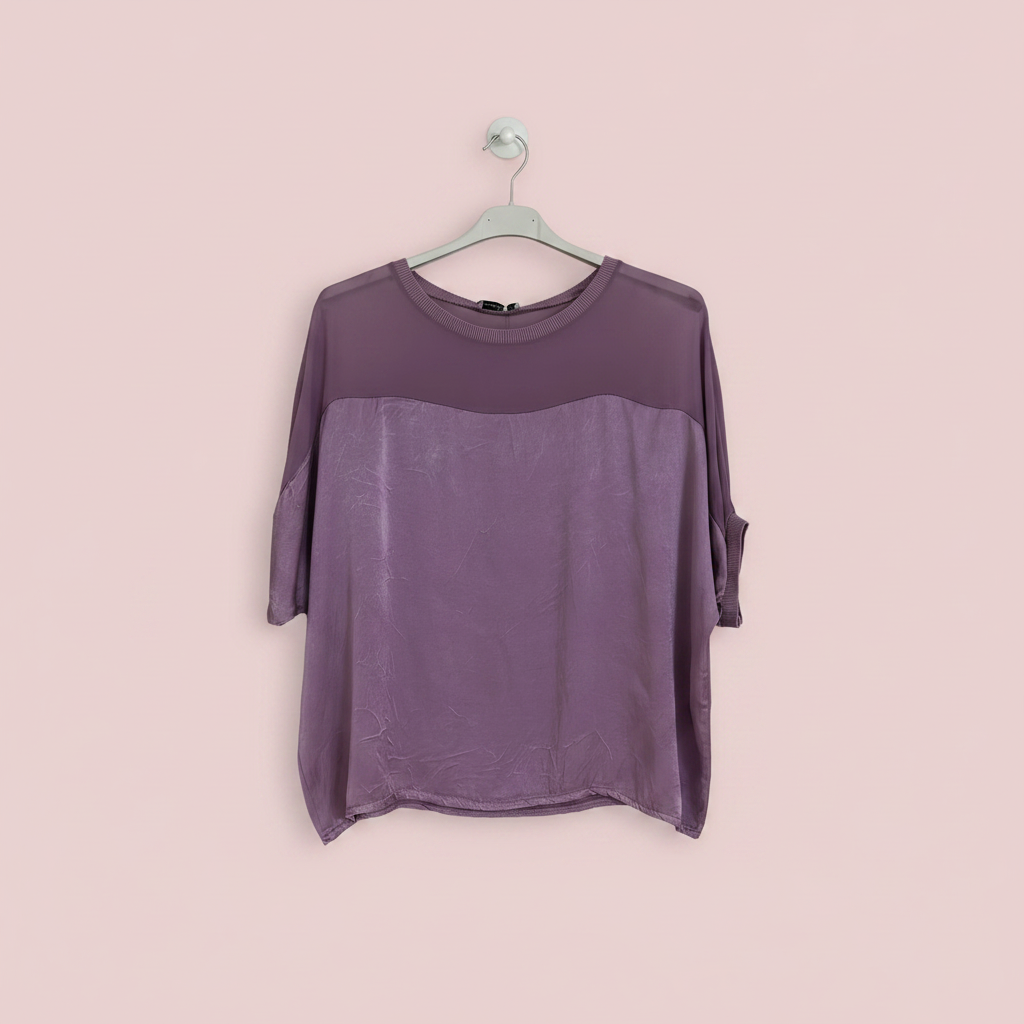 Camiseta Lila Star - percha
