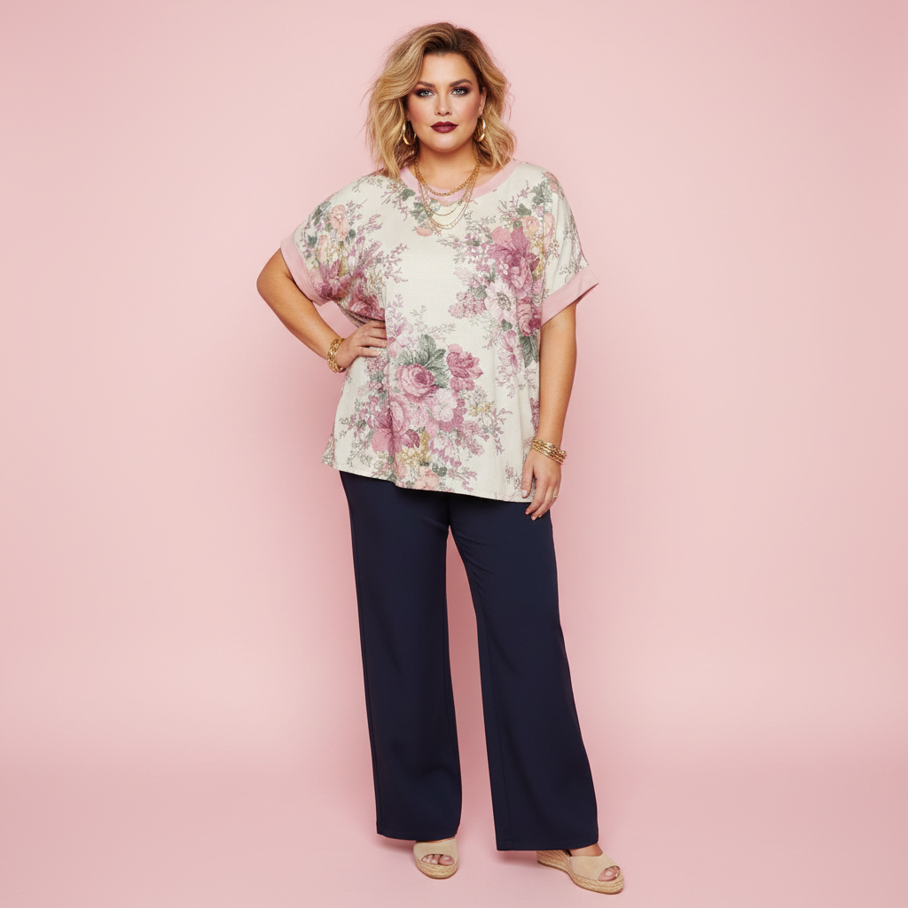 Camiseta Versalles - Variante Rosa