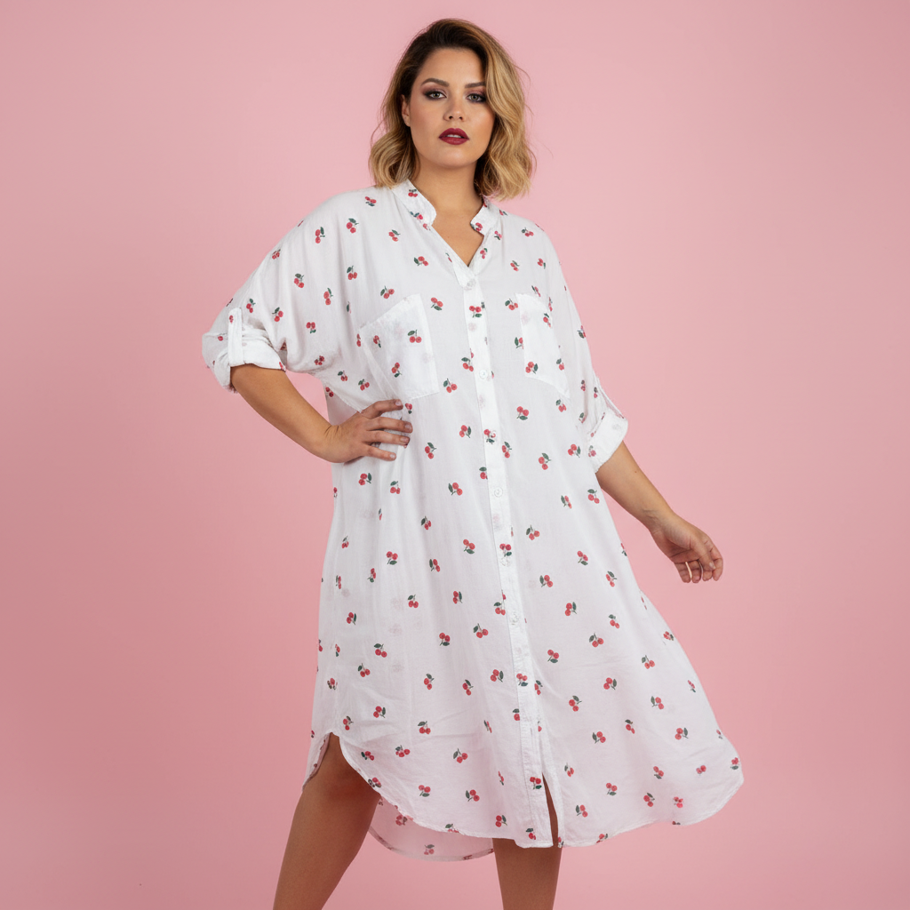 Camisola Fruit Cerezas - Modelo estudio