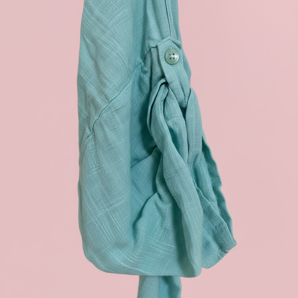 Camisola Jungle Turquesa - Detalle