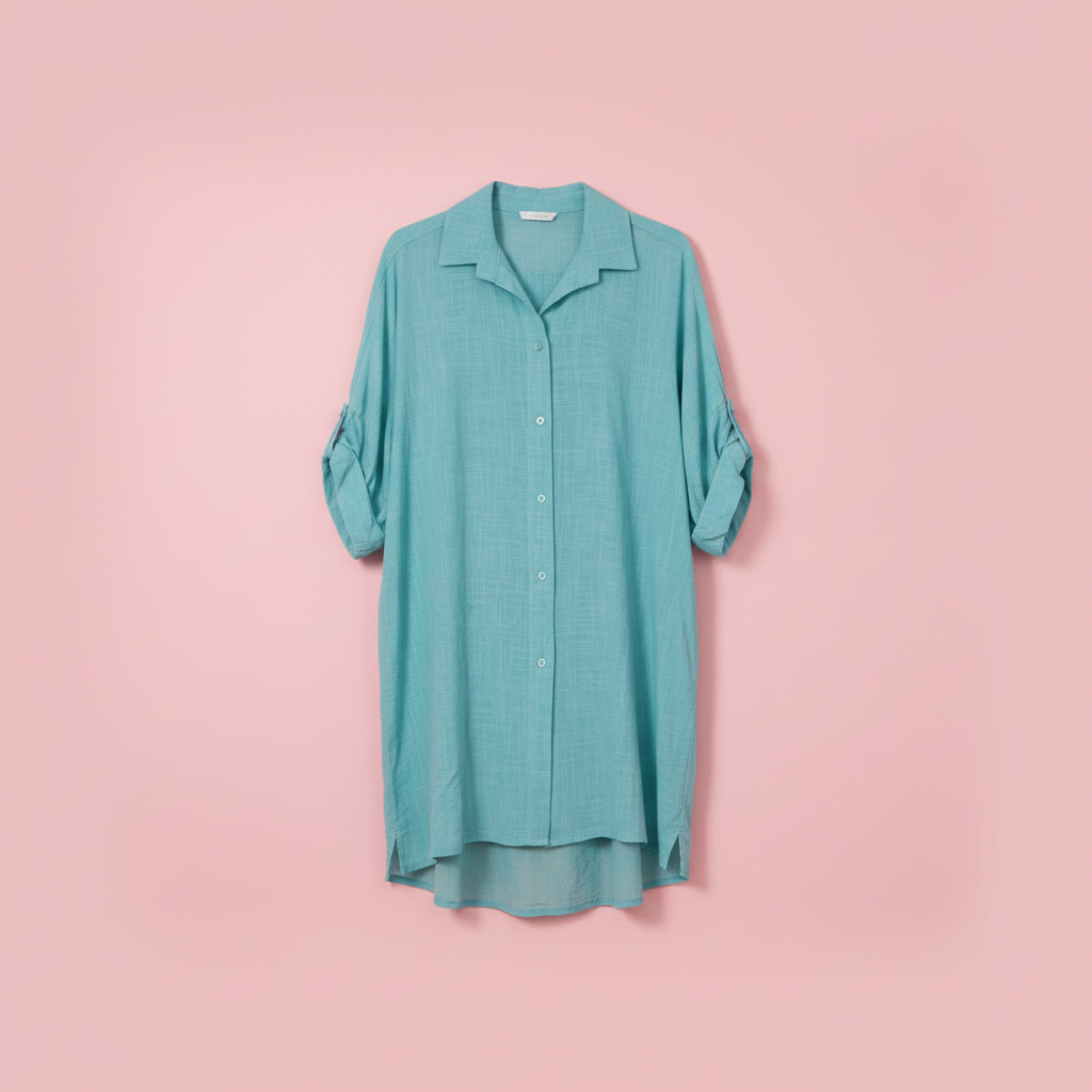 Camisola Jungle Turquesa - Producto solo