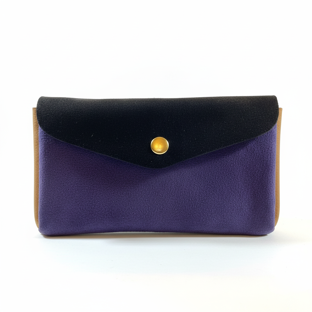 Cartera Prisma Combinada morada | Reinas by Stravaganzza Moda