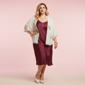Chaqueta Bohème - Paqui fondo rosa
