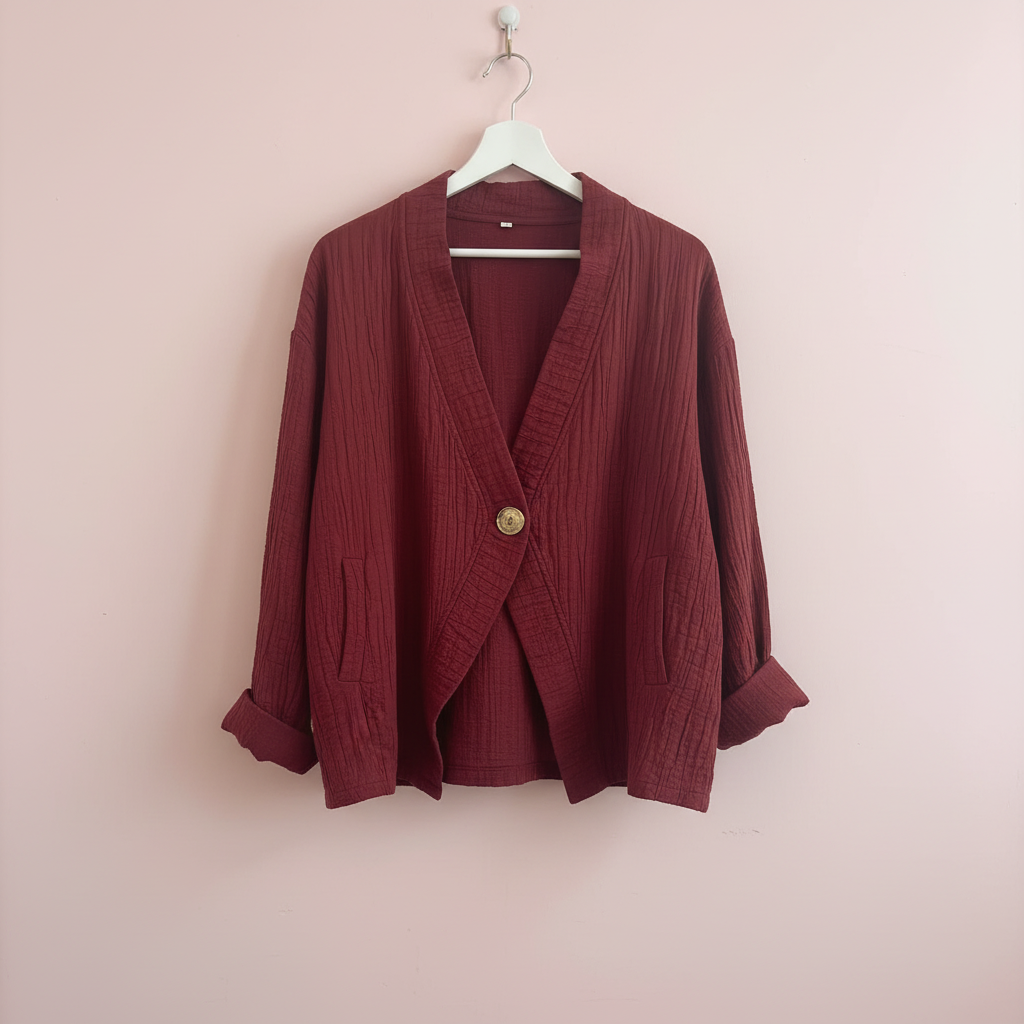 Chaqueta burdeos