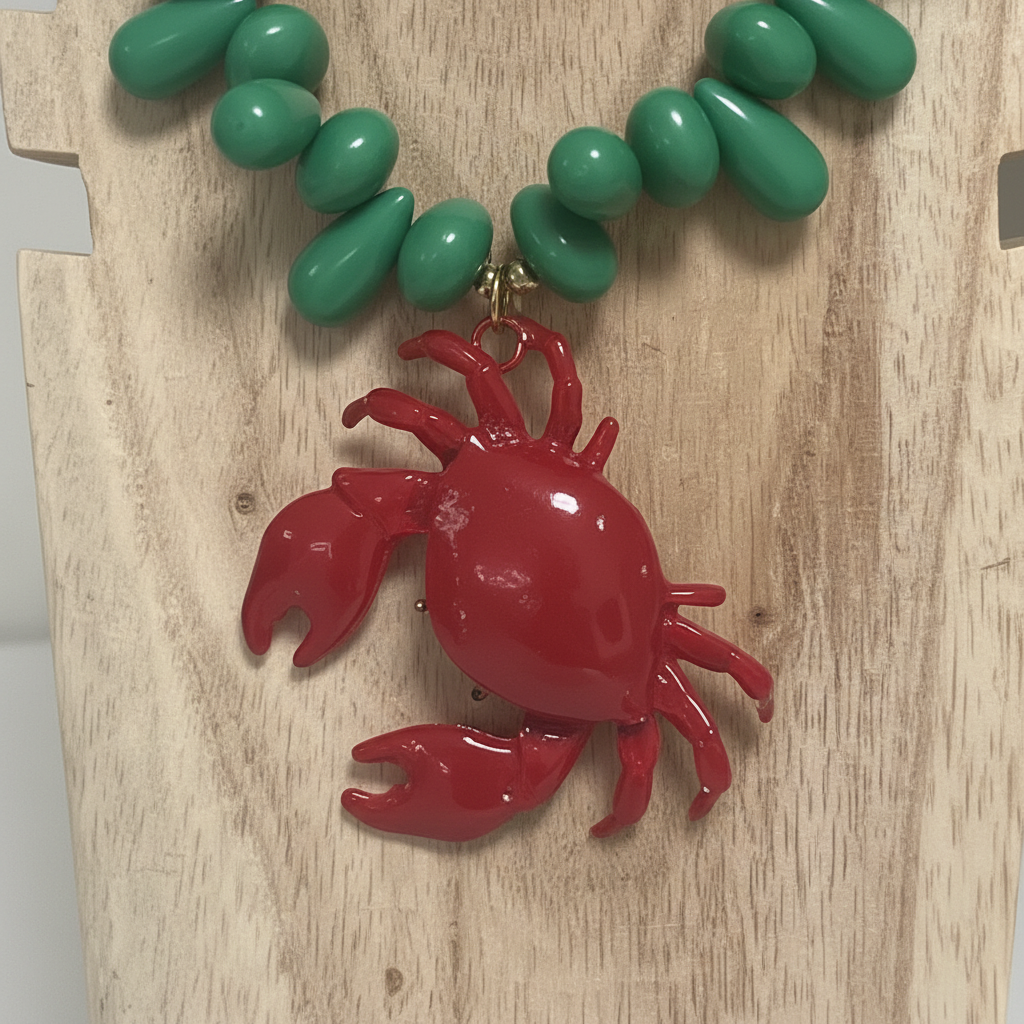 Collar Cangrejo detalle cangrejo