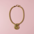 Collar caracola dorada v2