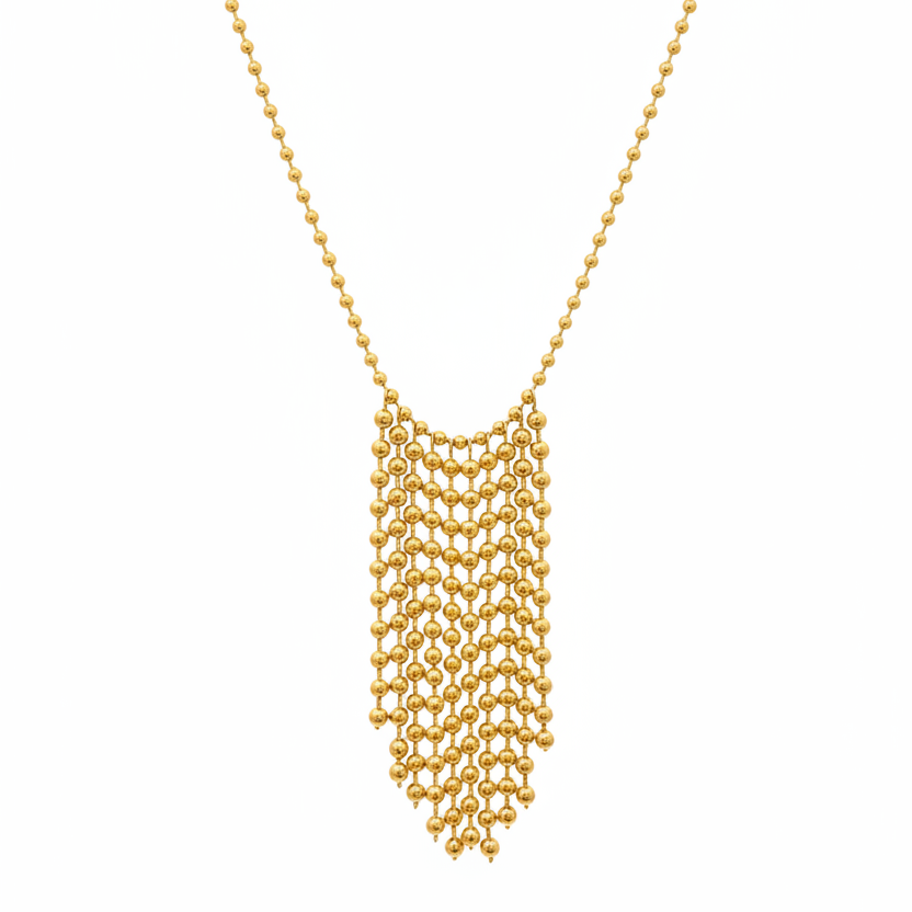 Collar Cascada Dorada | Reinas by Stravaganzza Moda