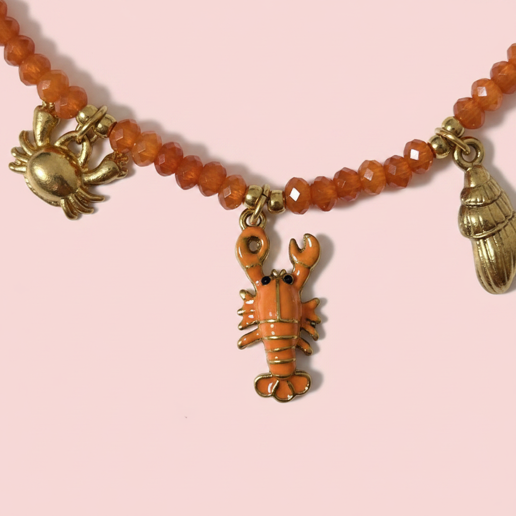 Collar criaturas mar detalle