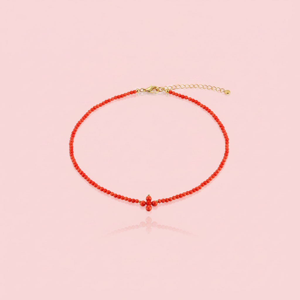 Collar cruz coral corregido