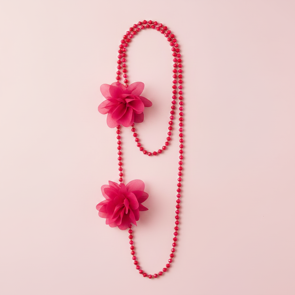 Collar Dahlia Fucsia
