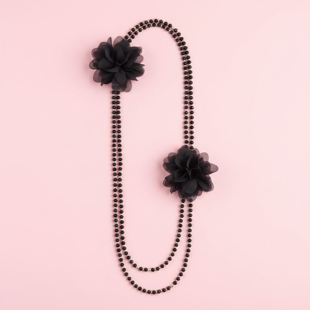 Collar Dahlia Negro