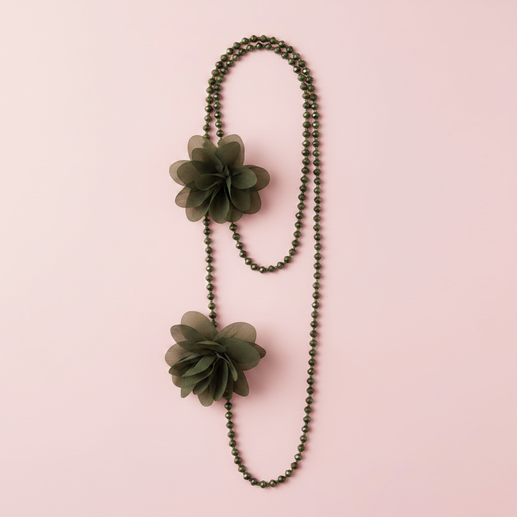 Collar Dahlia Verde cacería