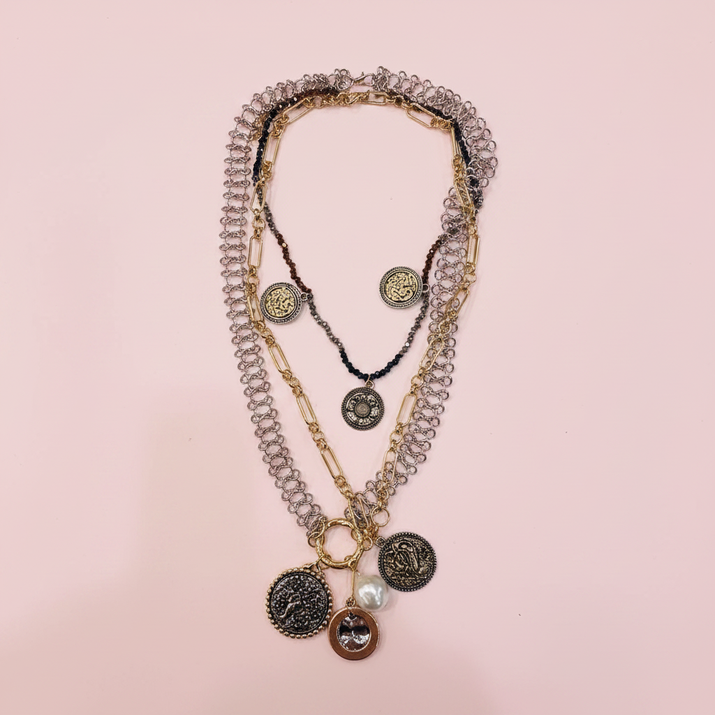Collar Múltiple Medallones