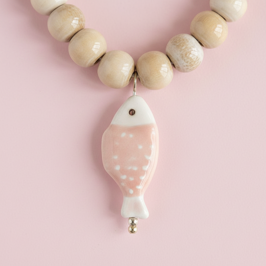 Collar Nemo Beige detalle