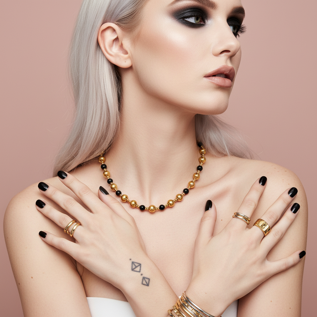 Collar Noir | Reinas by Stravaganzza Moda