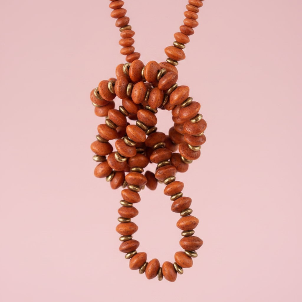 Collar nudo detalle