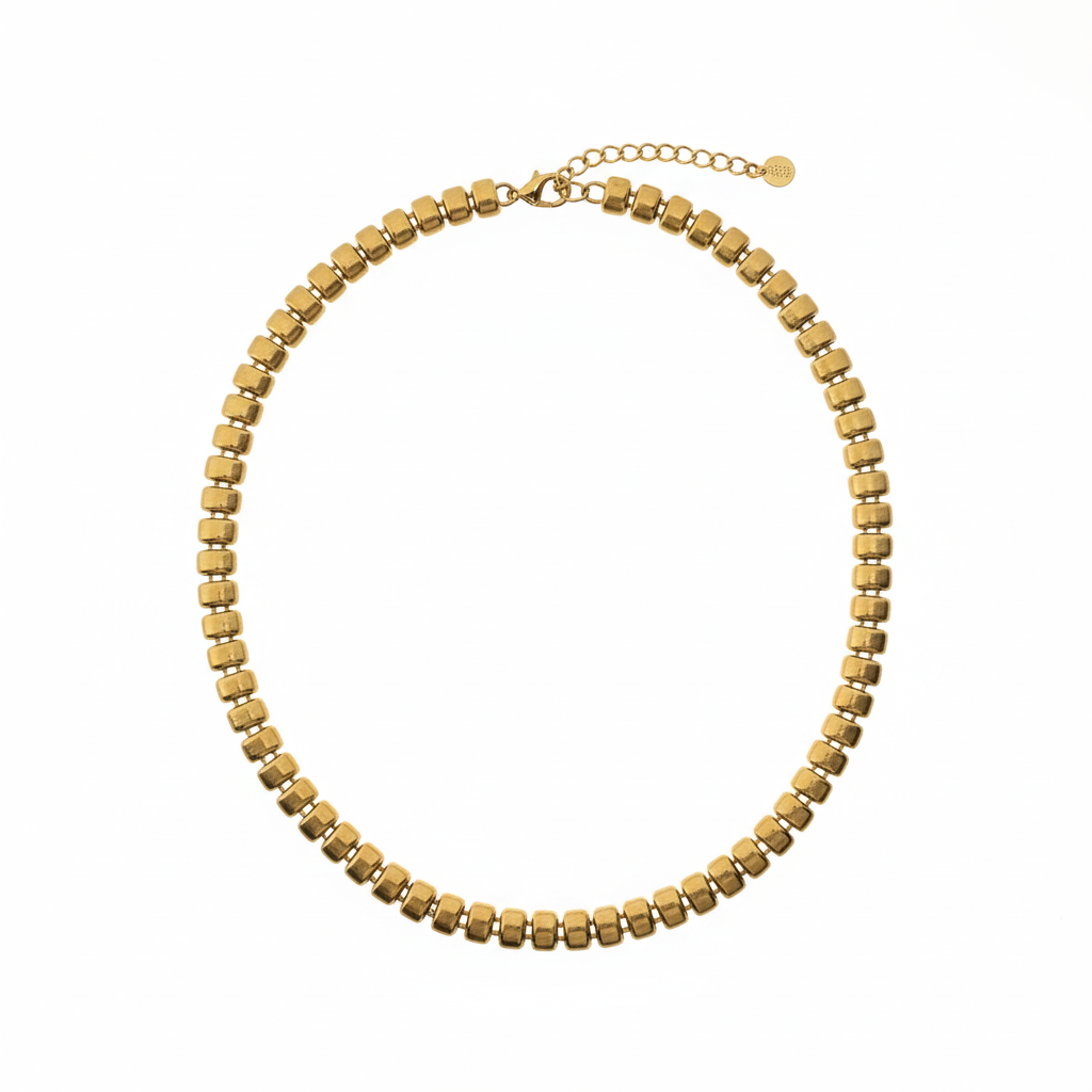 Collar Troquel Dorado | Reinas by Stravaganzza Moda
