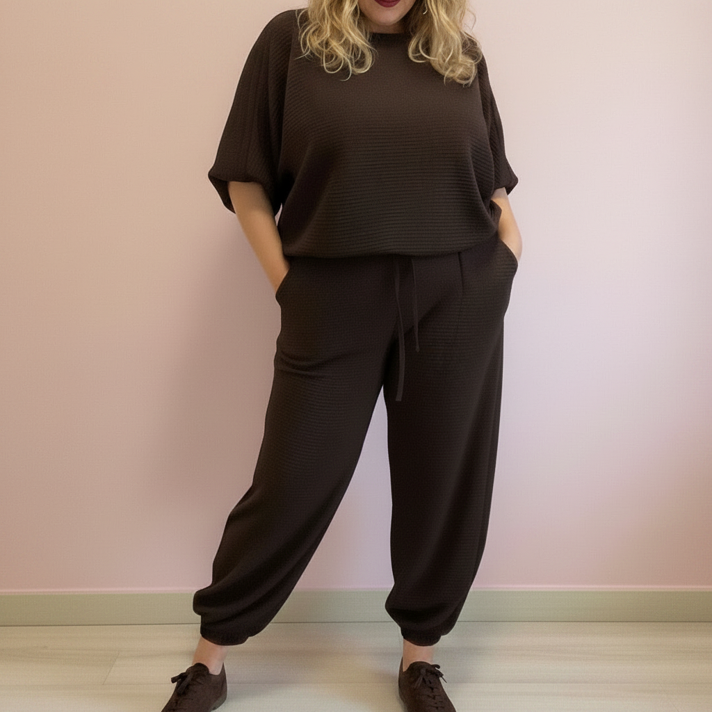 Conjunto Fudge Paqui boca visible