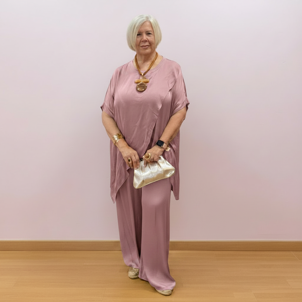 Conjunto Kenia Rosa Malva
