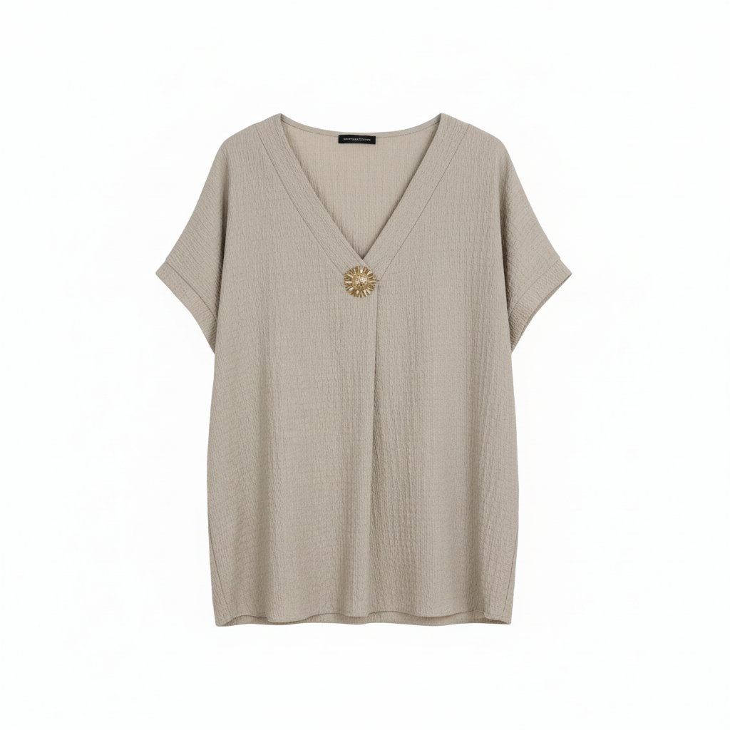 Conjunto Soleil - Blusa fondo blanco