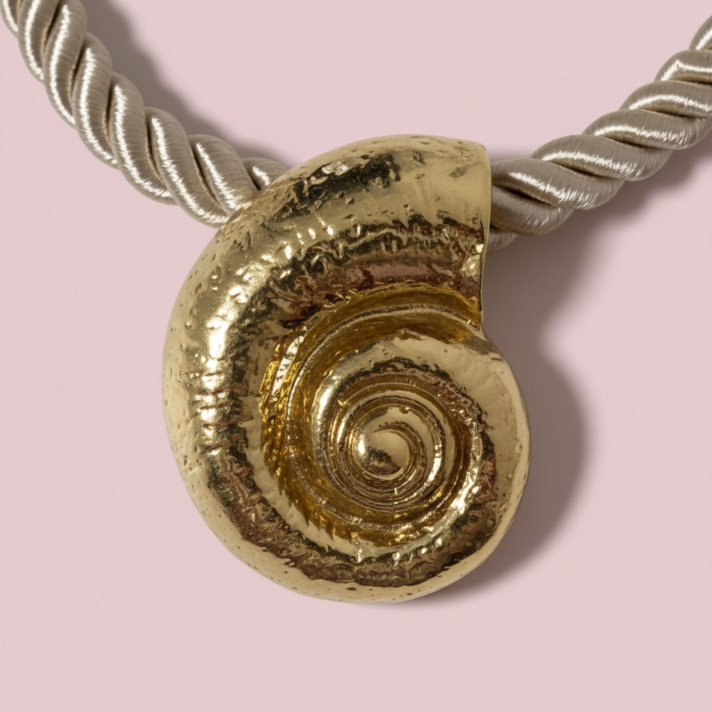 Detalle collar caracola