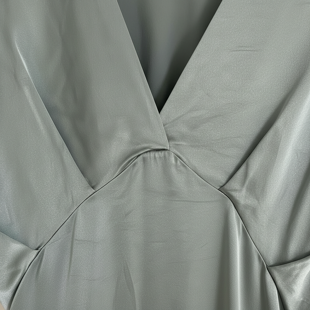 Detalle escote vestido
