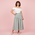 Falda rayas Paqui - off shoulder
