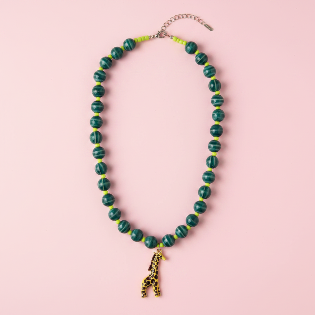 Collar Jirafa Verde