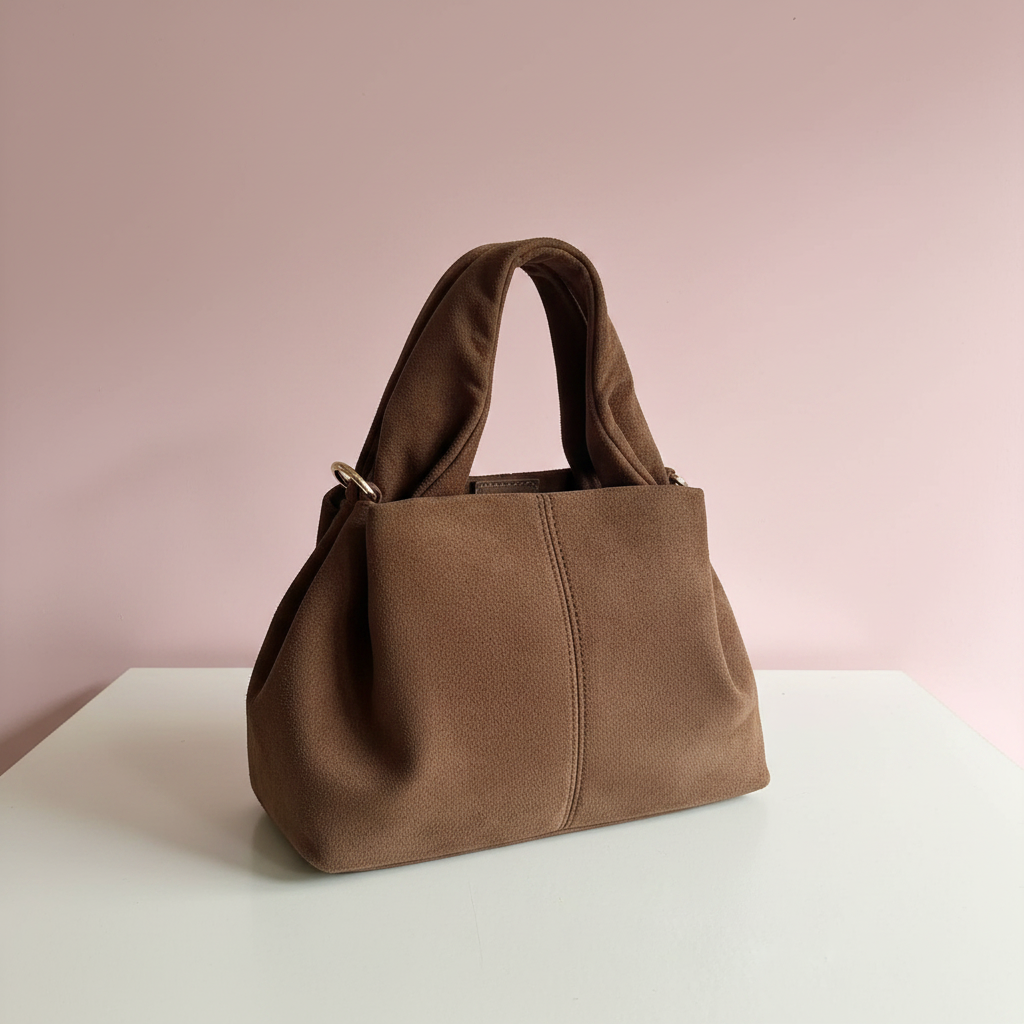 Bolso Suede Marrón