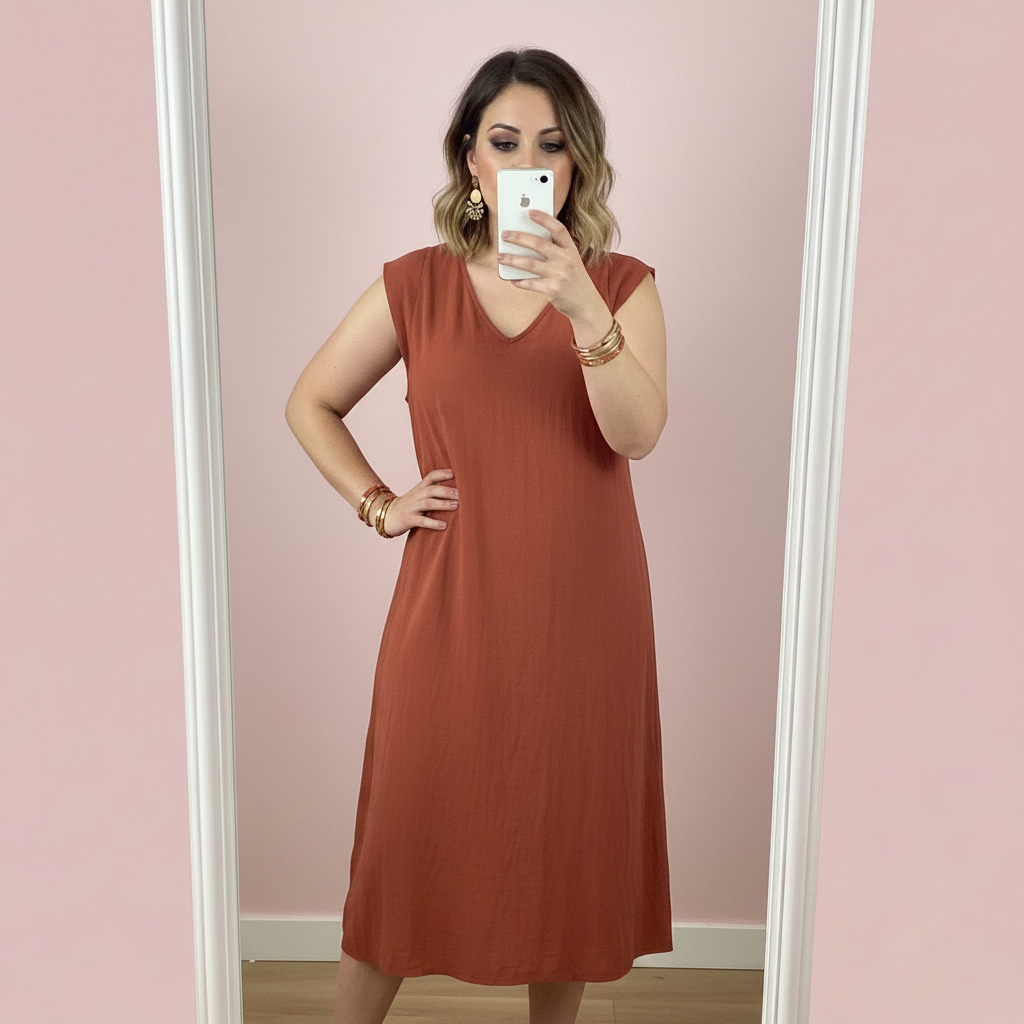 Vestido Teja Linen